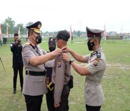 Wakapolda Riau, Brigjen Pol Tabana Bangun pimpin upacara pendidikan 191 Bintara Polri Gelombang II (foto/int)